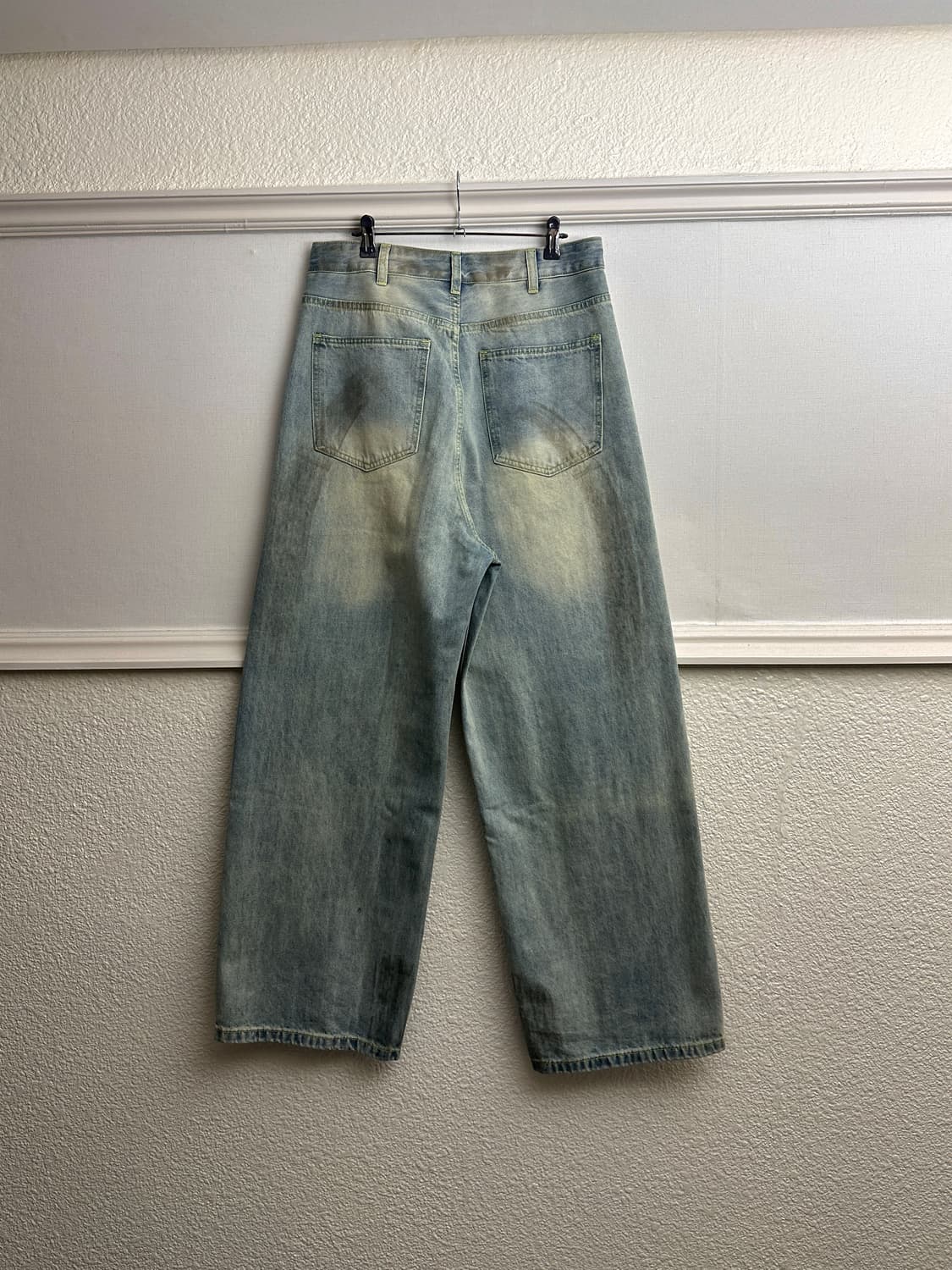 Decency Concept 빈티지 워싱 스크래치 와이드 진 상품이미지8