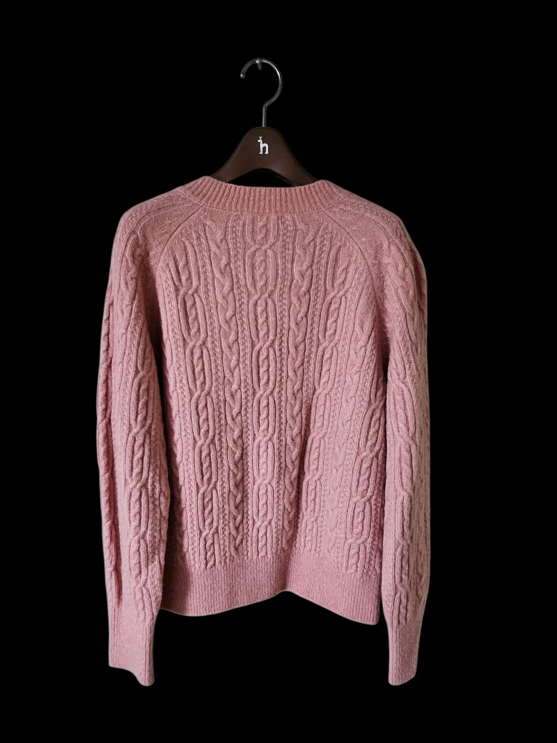 헤지스 울캐시미어 혼방/ 코럴 비즈장식 여성가디건 90/정가 33만원 상품이미지8