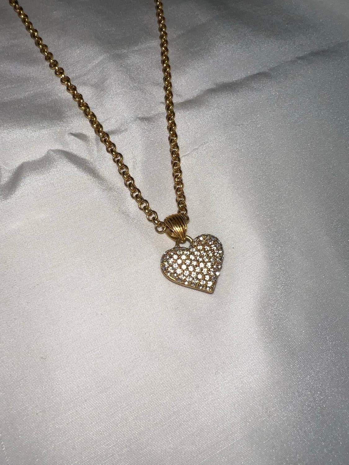 Y2k mood france vintage heart necklace 상품이미지2