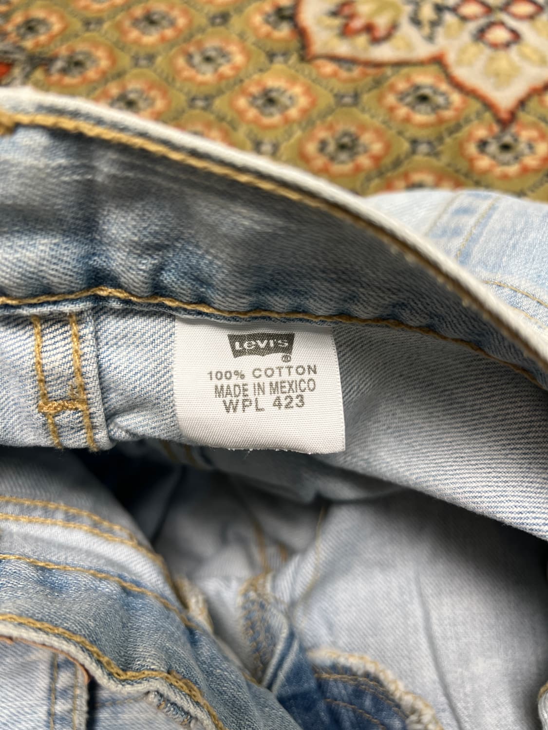 [36] LEVIS 리바이스 빈티지 501 연청 데님팬츠 상품이미지7