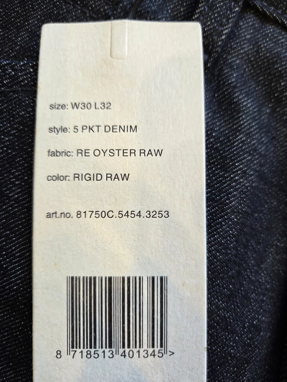 G-STAR 인디고 데님 롤업 청바지(W30/L32) 상품이미지8