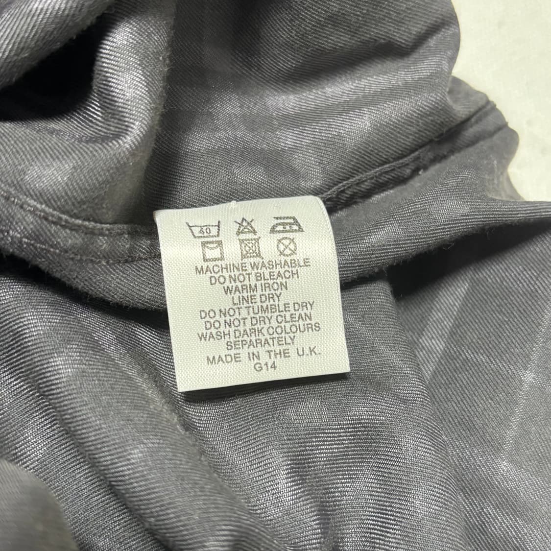 M 버버리 그레이 셔츠 상품이미지5