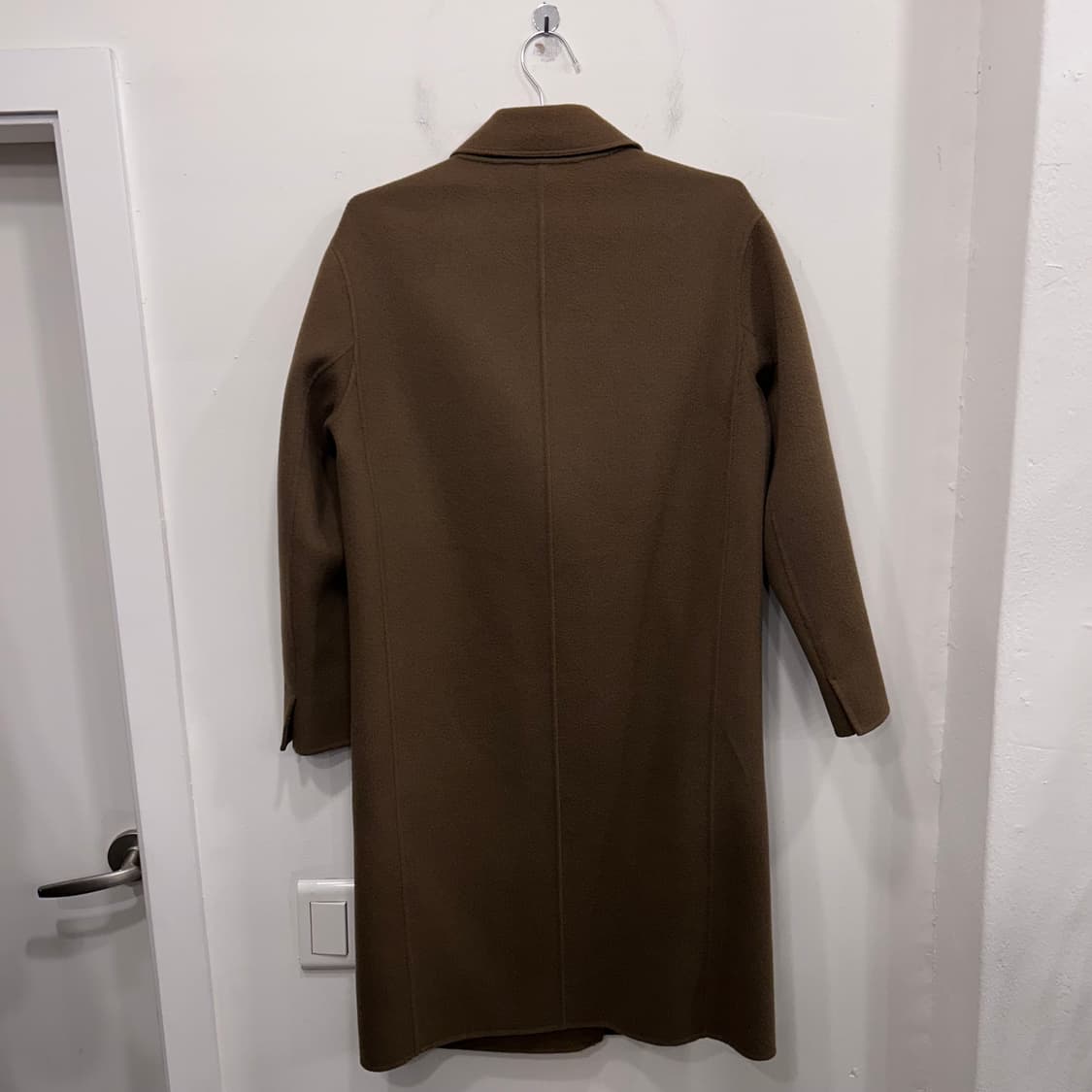 미샤 울케시미어블랜드 히든버튼 롱코트 상품이미지5