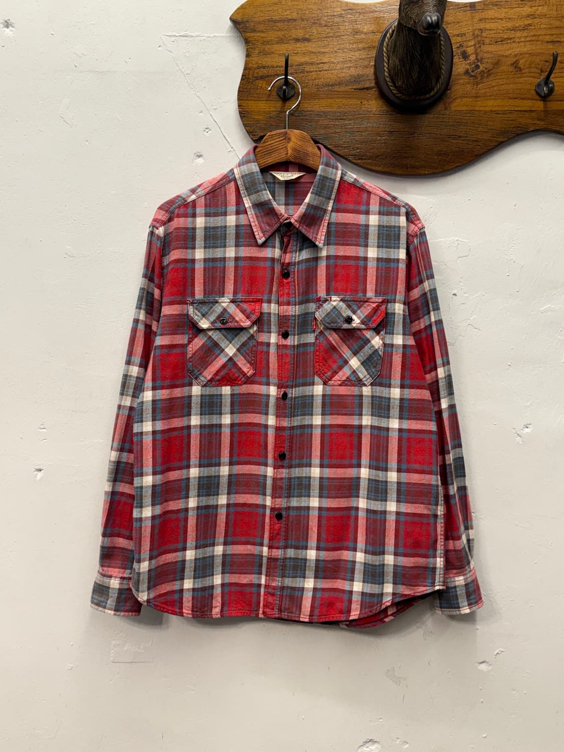 Levi's Red Tab Plaid Shirt 상품이미지1
