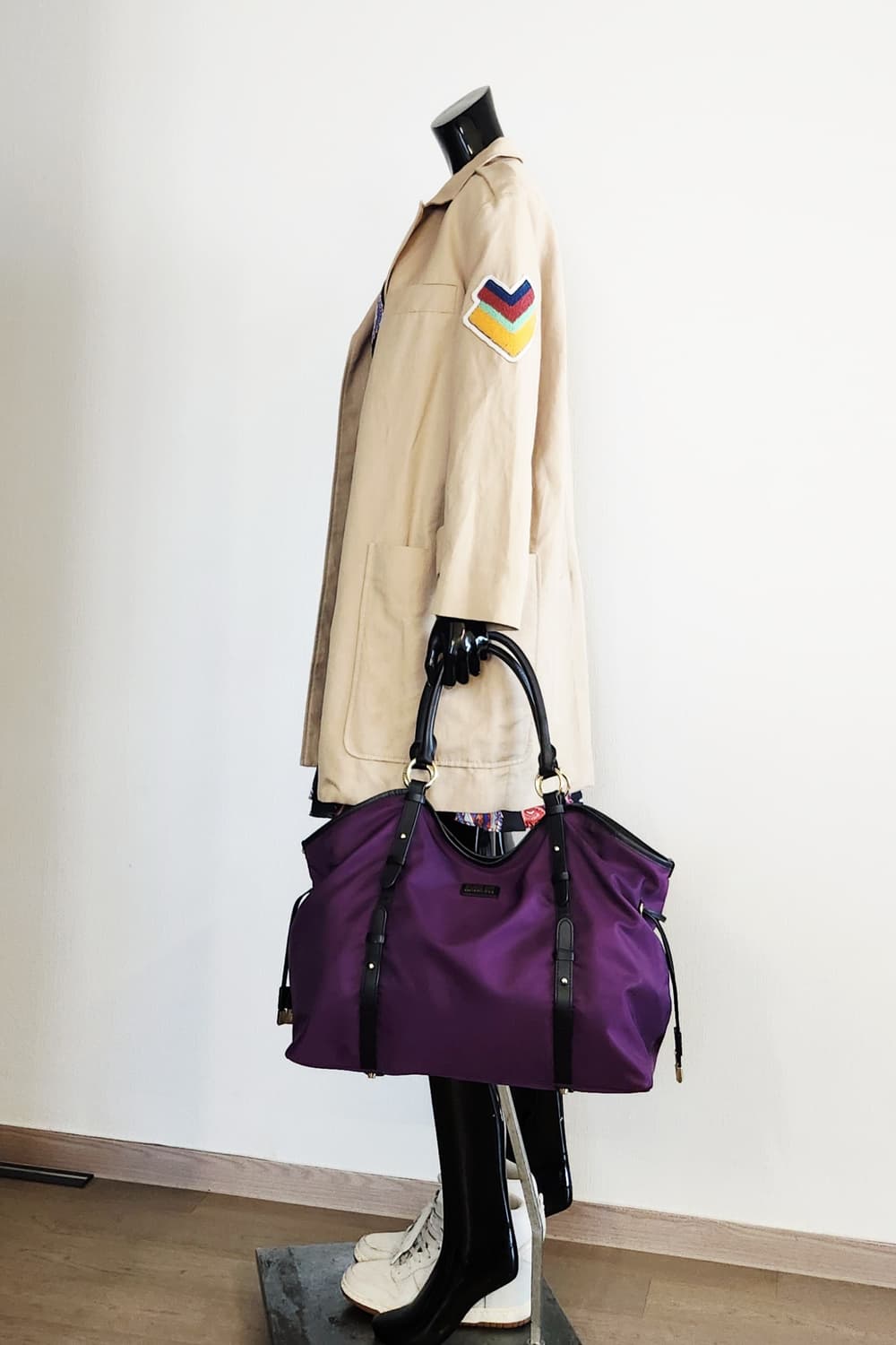 패치워크 트렌치코트  상품이미지2