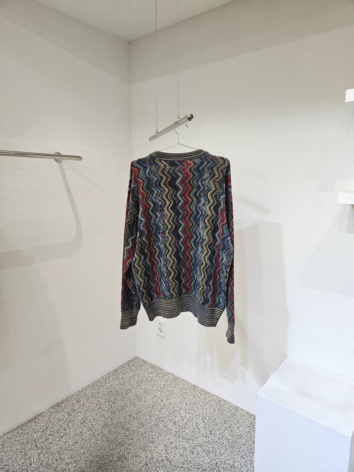 미쏘니 울 패턴 니트 상품이미지2