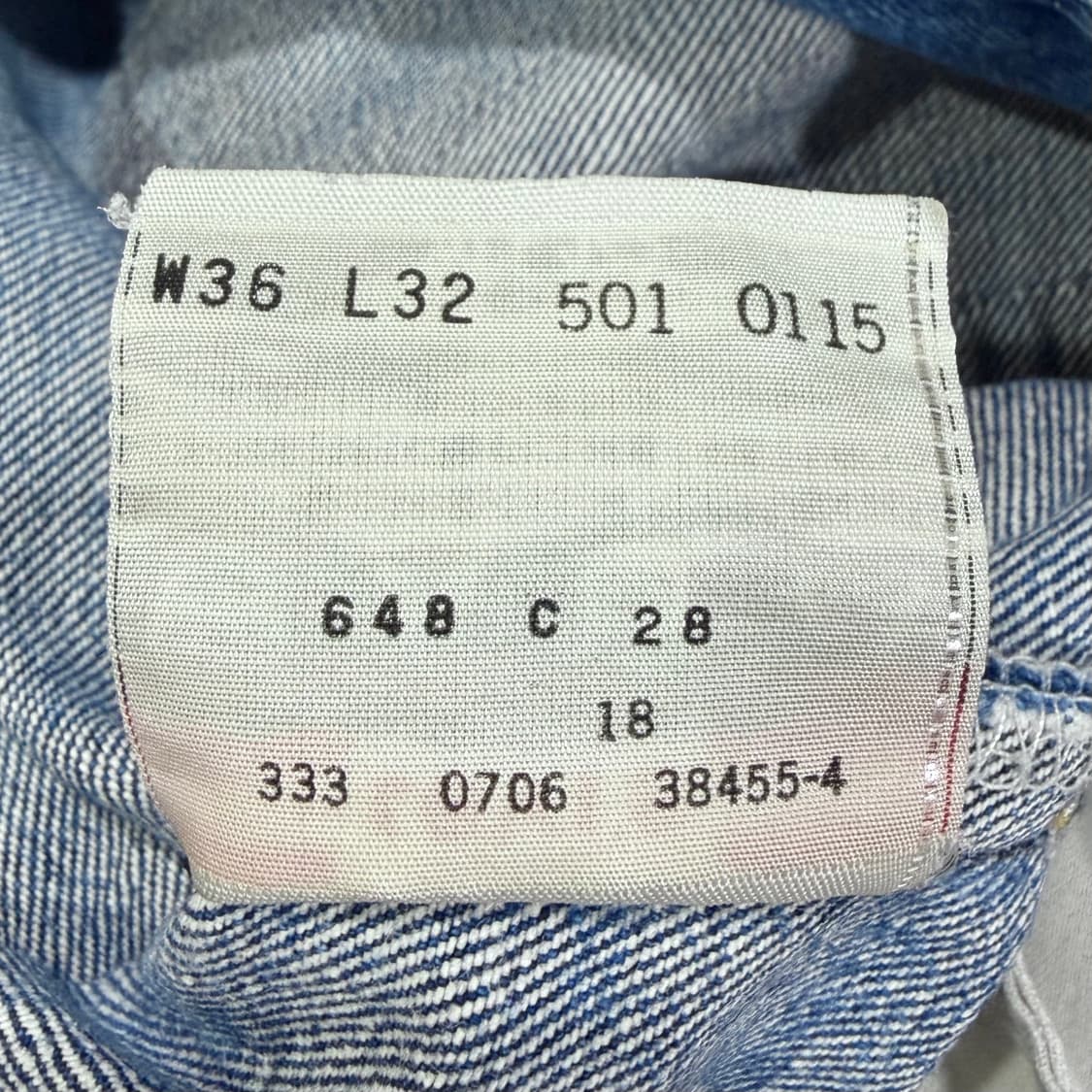 90s 리바이스 501 스트레이트 중청 데님 (32)   상품이미지7