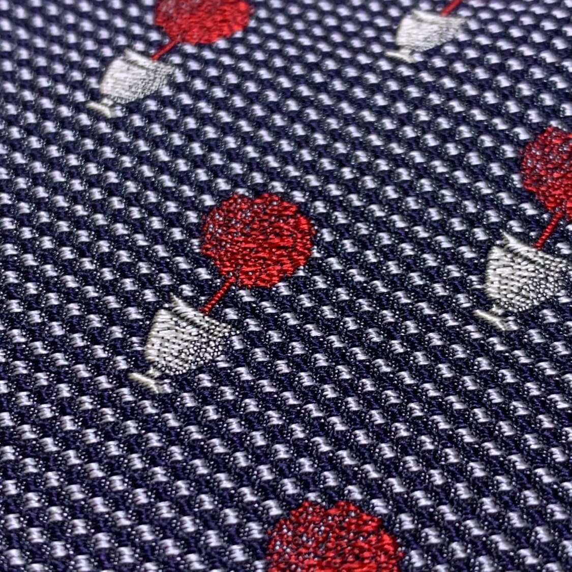 LANVIN 랑방 패턴 실크타이 상품이미지5