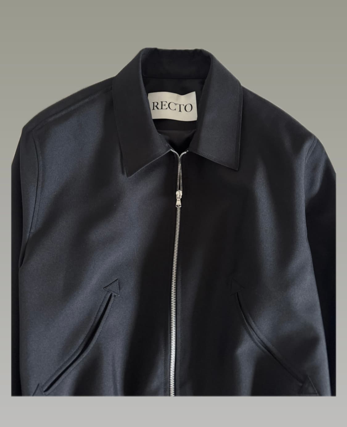 (거의새상품) RECTO 80s 포트 볼링 점퍼 블랙 L사이즈 상품이미지5