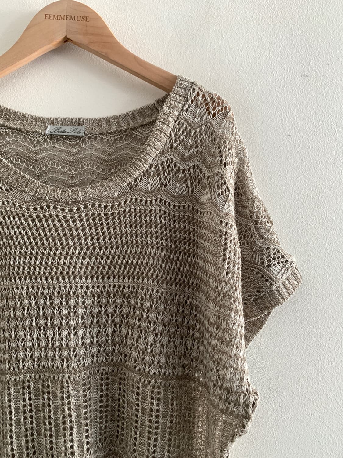 (Vintage)Mori ethnic loose knit 상품이미지3