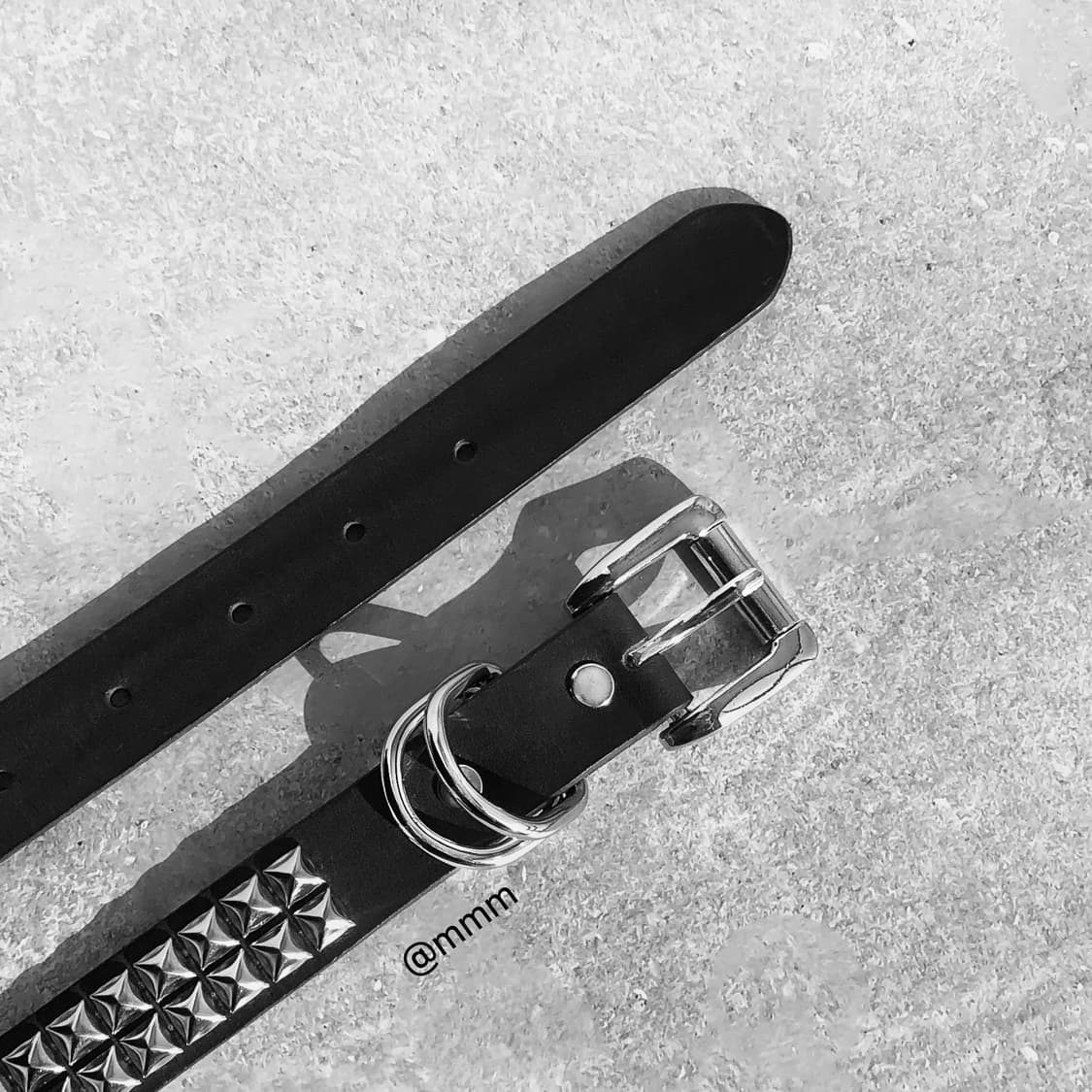 [Unisex] 락스타 스터드 Y2K 레더 벨트 상품이미지1