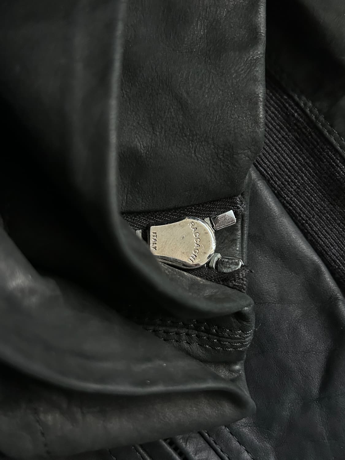 릭오웬스 카프스킨 드레이프 하이넥 자켓 상품이미지8