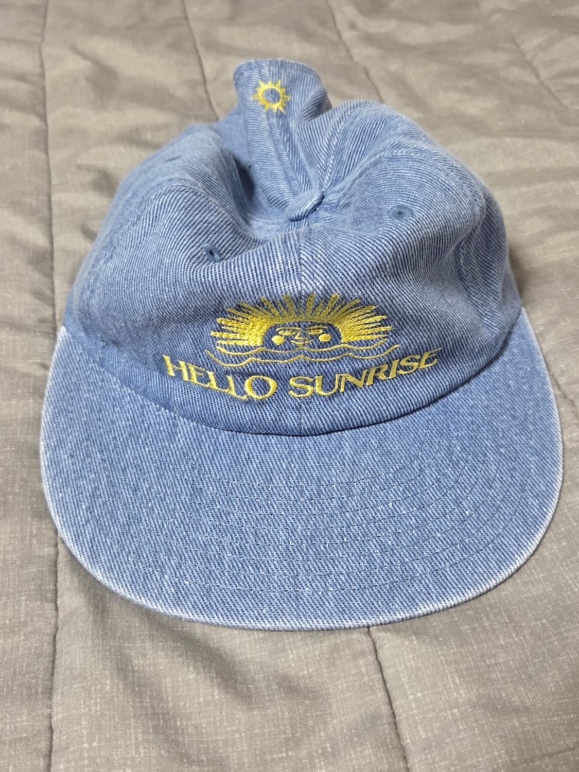 헬로 선라이즈 6Panel Cap_Denim Blue 상품이미지1