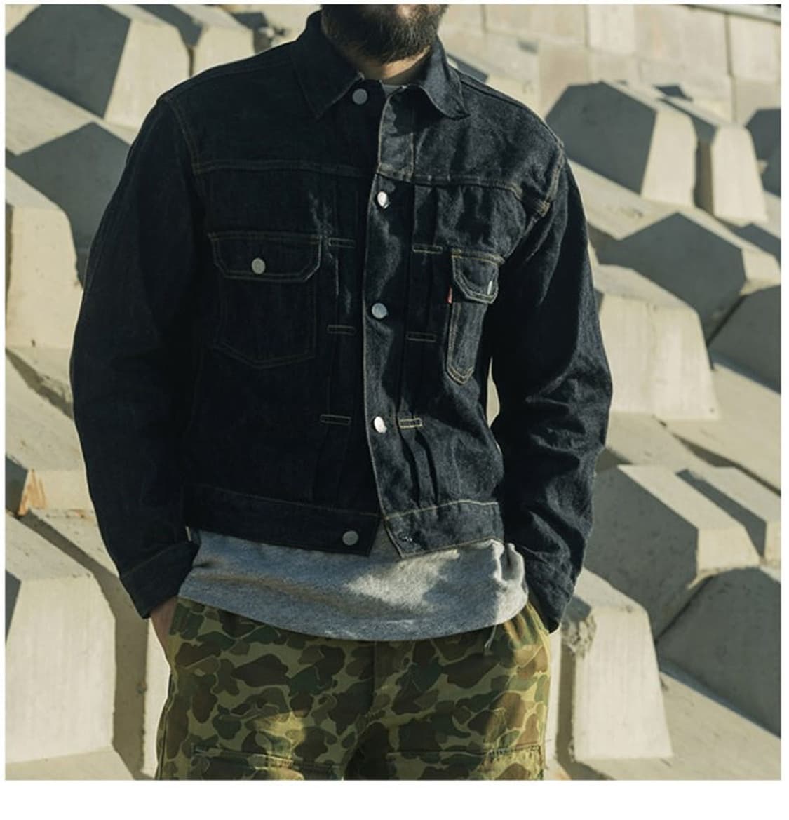 브론슨 58807xx 셀비지 데님 청자켓 2세대 42 상품이미지3