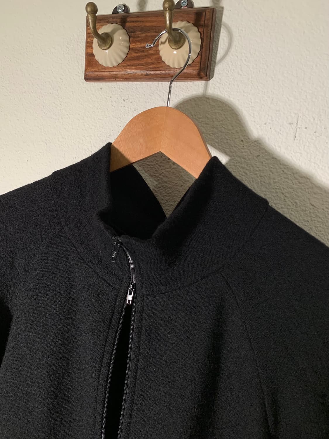 요지야마모토 y’s 세이프티핀 180도 가디건 + 투웨이 집업 탑 상품이미지6