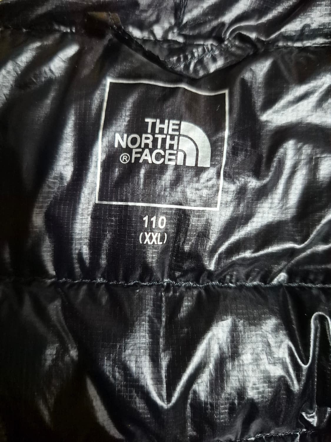 노스페이스 구스다운 경량 패딩 블랙 남성110 상품이미지4