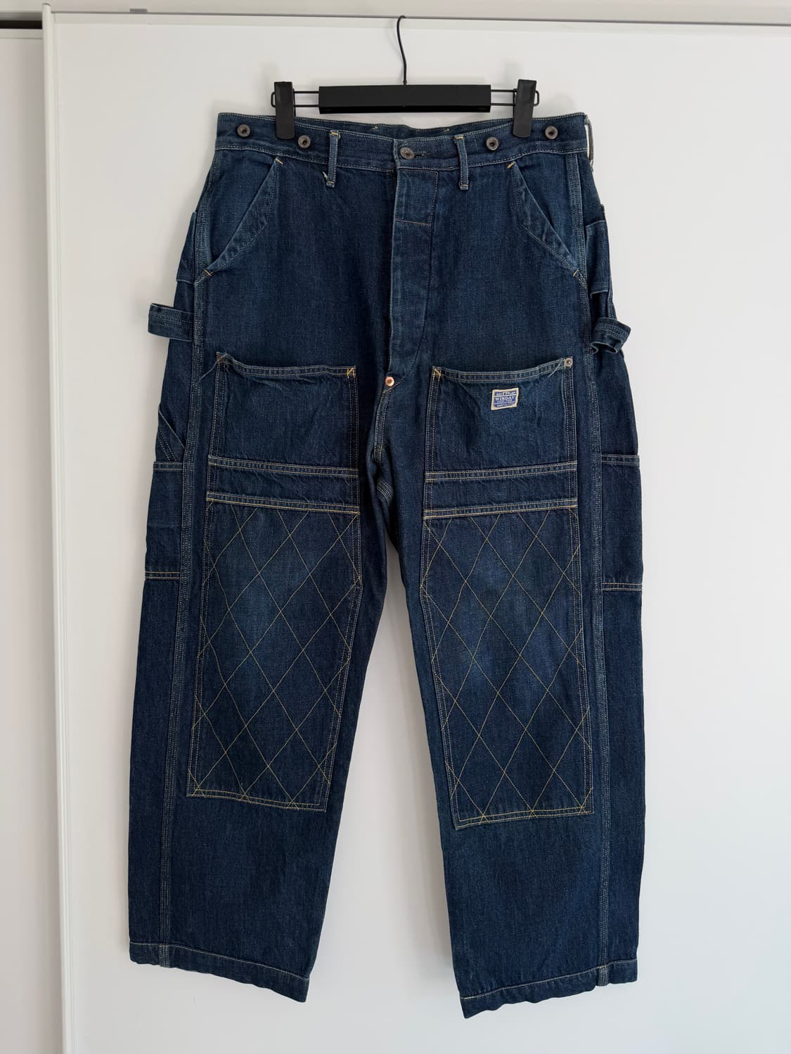 [2] 캐피탈 카펜터 더블니 데님 팬츠 상품이미지1