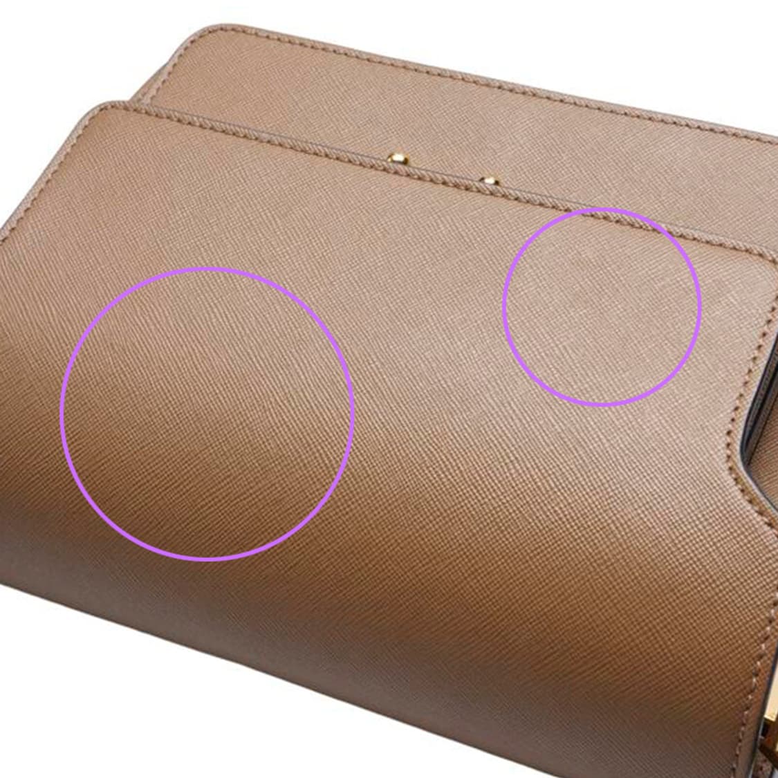 (중고) 마르니 브라운 사피아노 트렁크 미듐 숄더백 상품이미지6