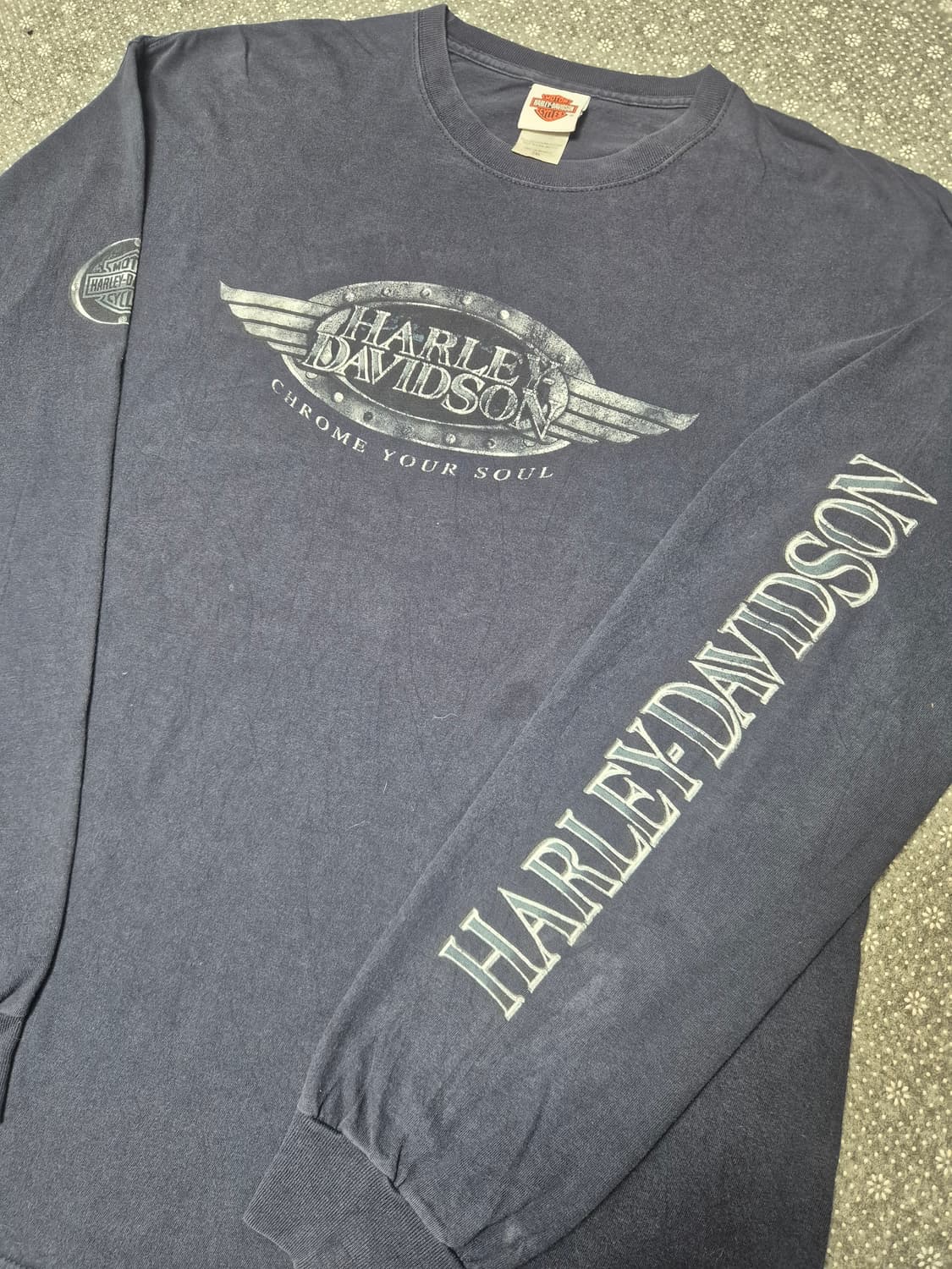 [XXL]00s US Made 할리데이비슨 롱슬리브 - 187 상품이미지2