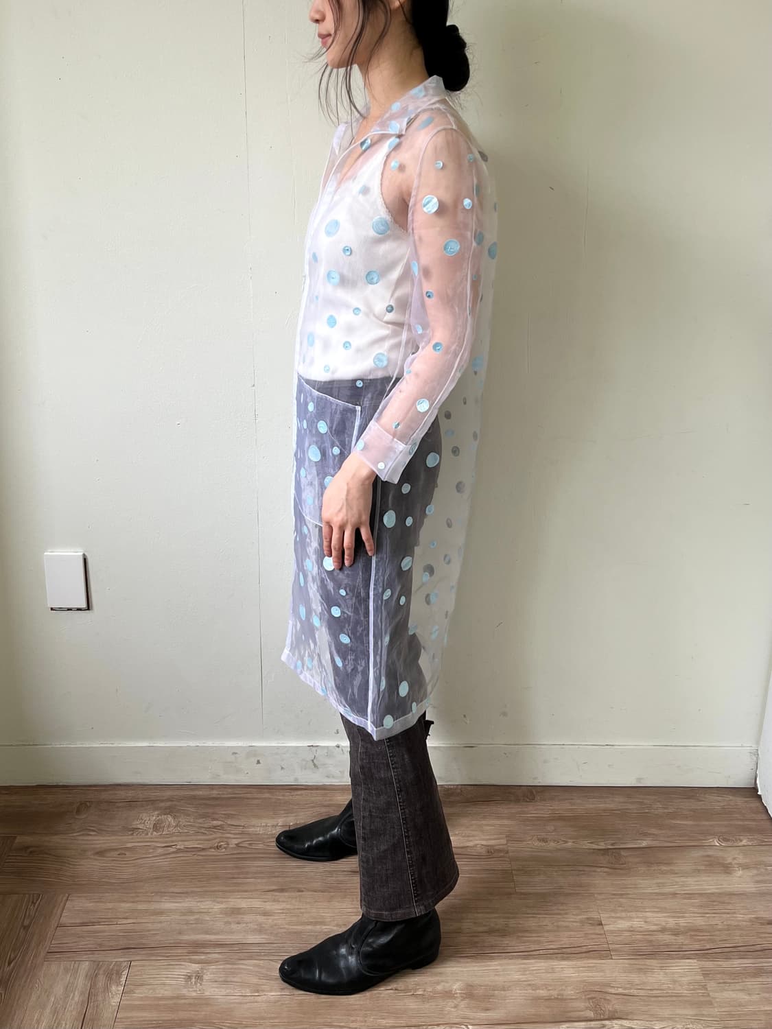 ETERNO BELLEZZA 후크 포켓 데님 진 상품이미지8