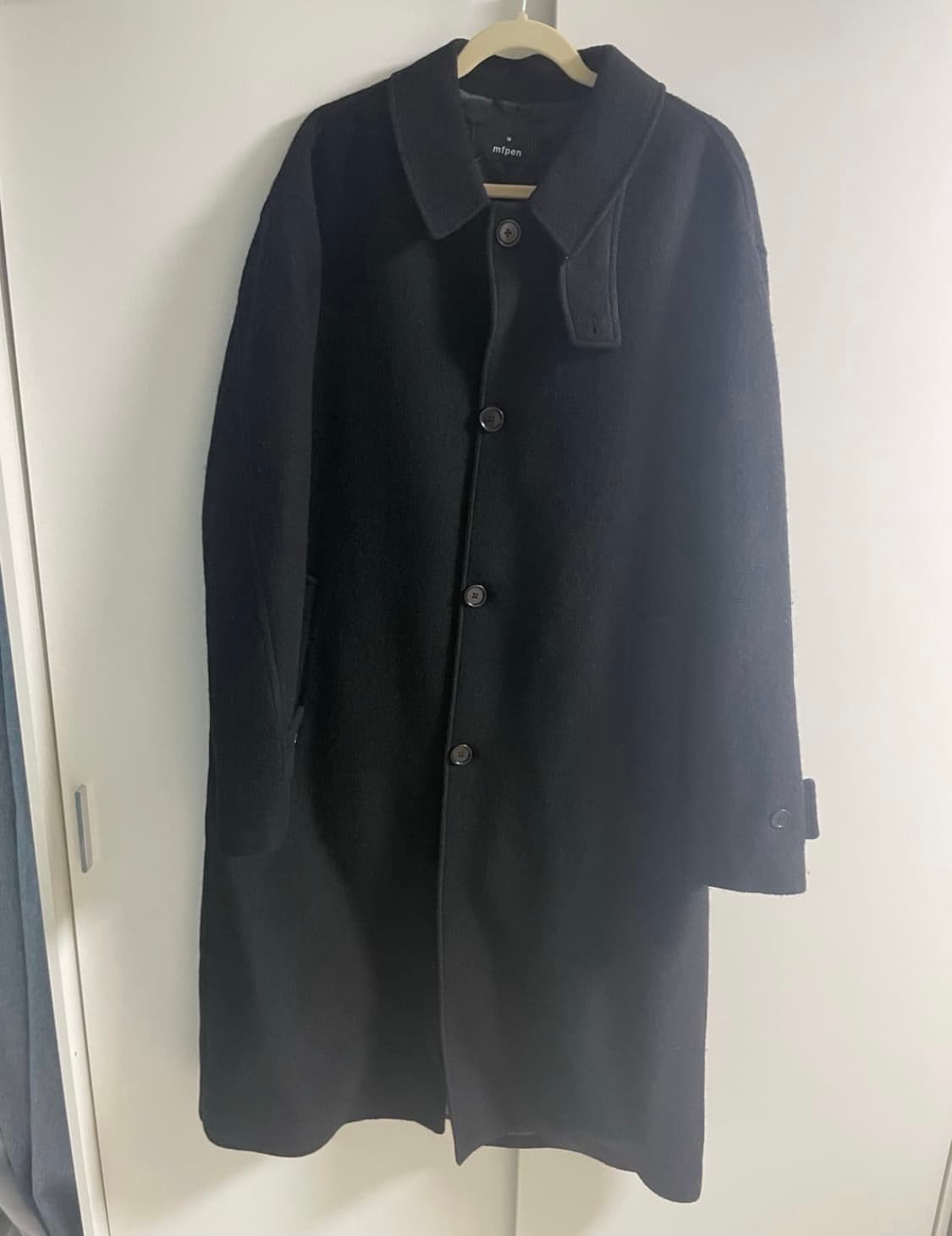 Mfpen Hollis Wool Coat Black 상품이미지4