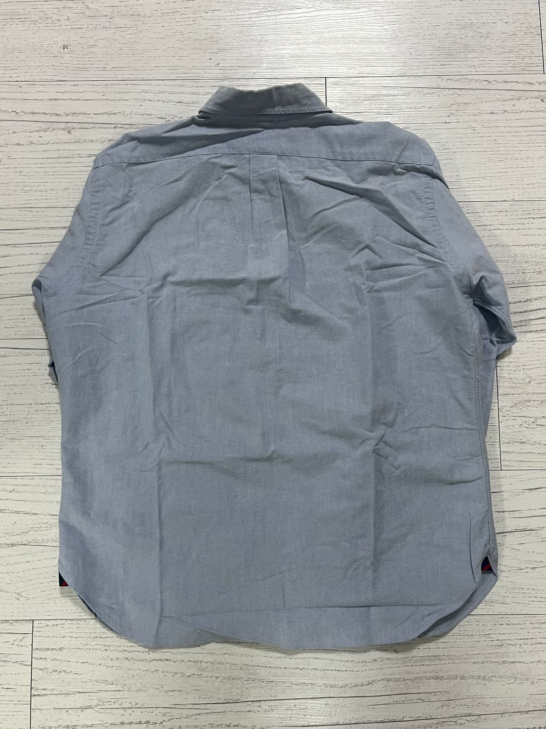 폴로 랄프로렌 셔츠 블루 포니 자수 상품이미지3