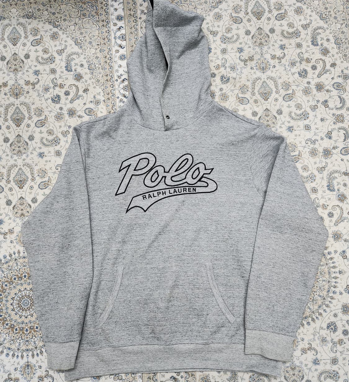 폴로 랄프로렌 그레이 후드티 XL 상품이미지1