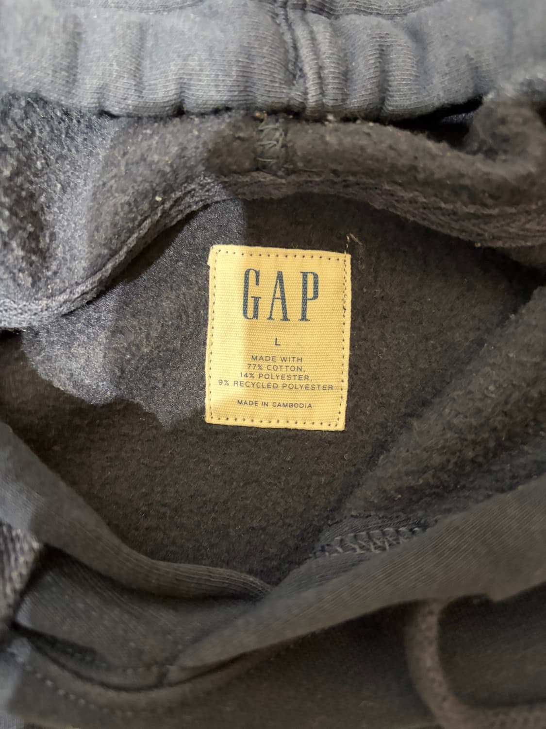 GAP 후드티 네이비 L 상품이미지4