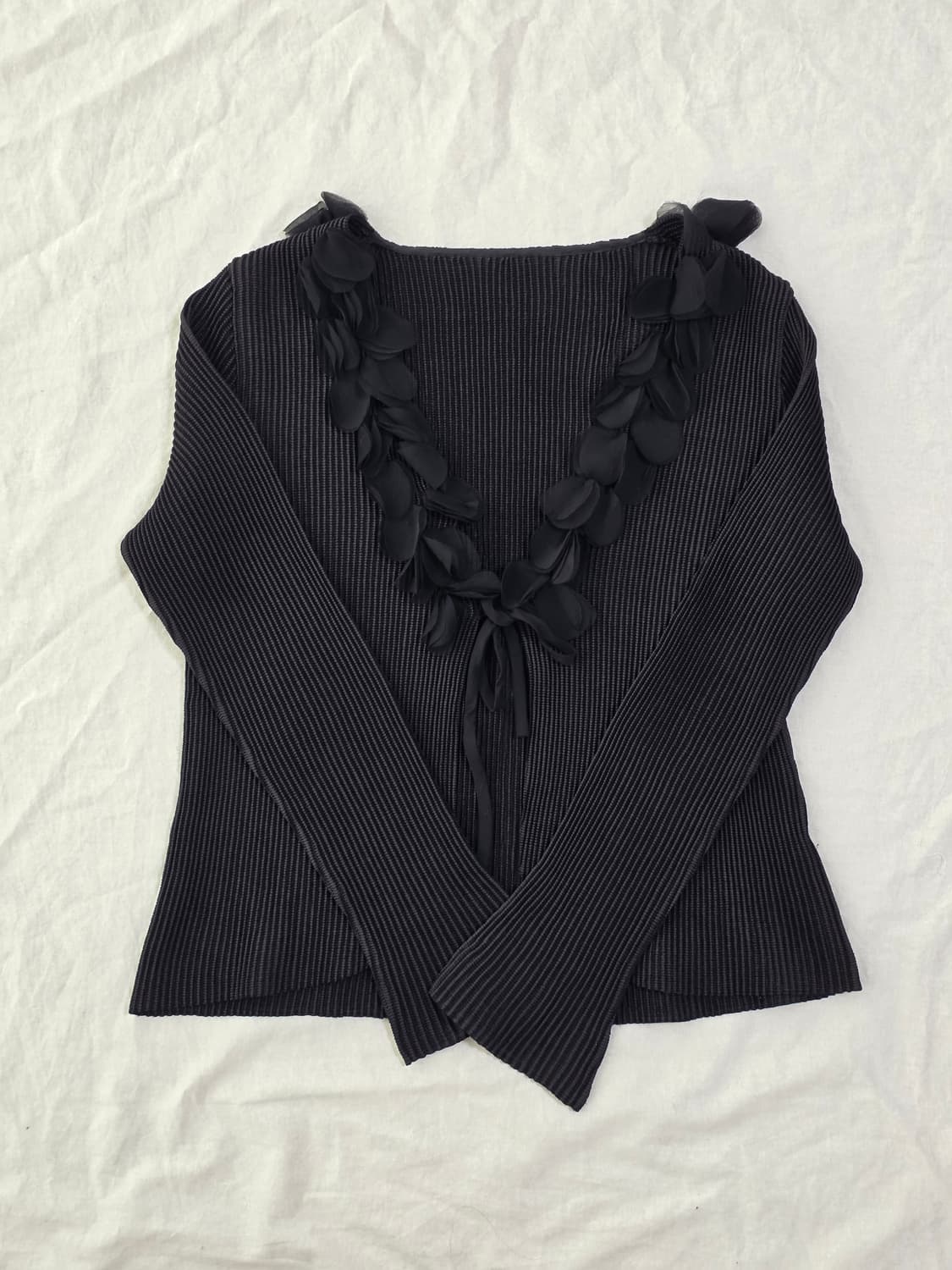 SPECCHIO 스피치오 플리츠 가디건 일본빈티지 상품이미지2