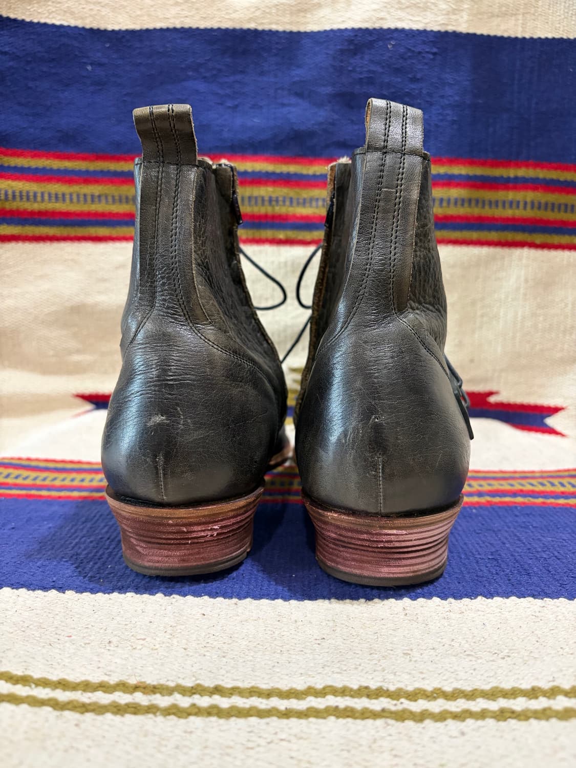 MORGAN HOMME 웨스턴 레이스업 부츠 상품이미지5