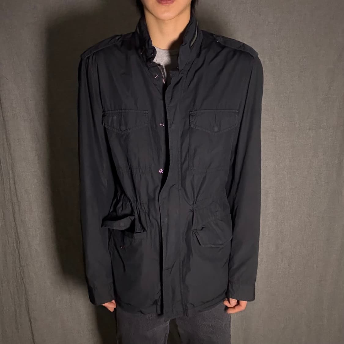 갭 야상 점퍼 네이비 상품이미지4