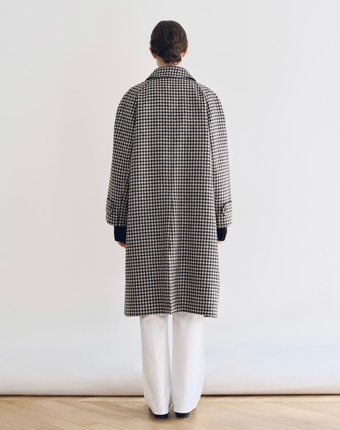 나띵리튼 베베 체크 발마칸 코트  상품이미지2