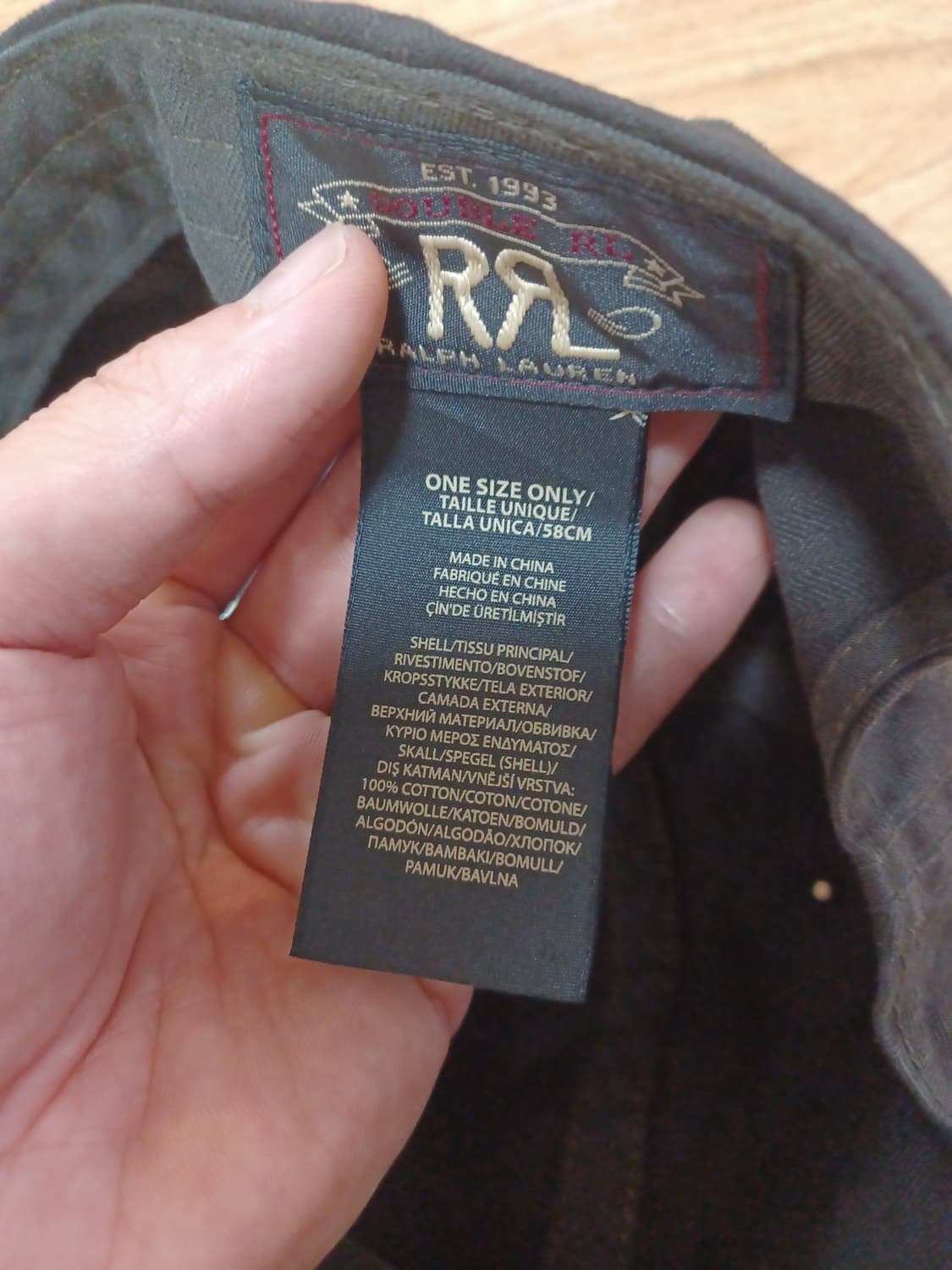 RRL 블랙 볼캡 상품이미지3