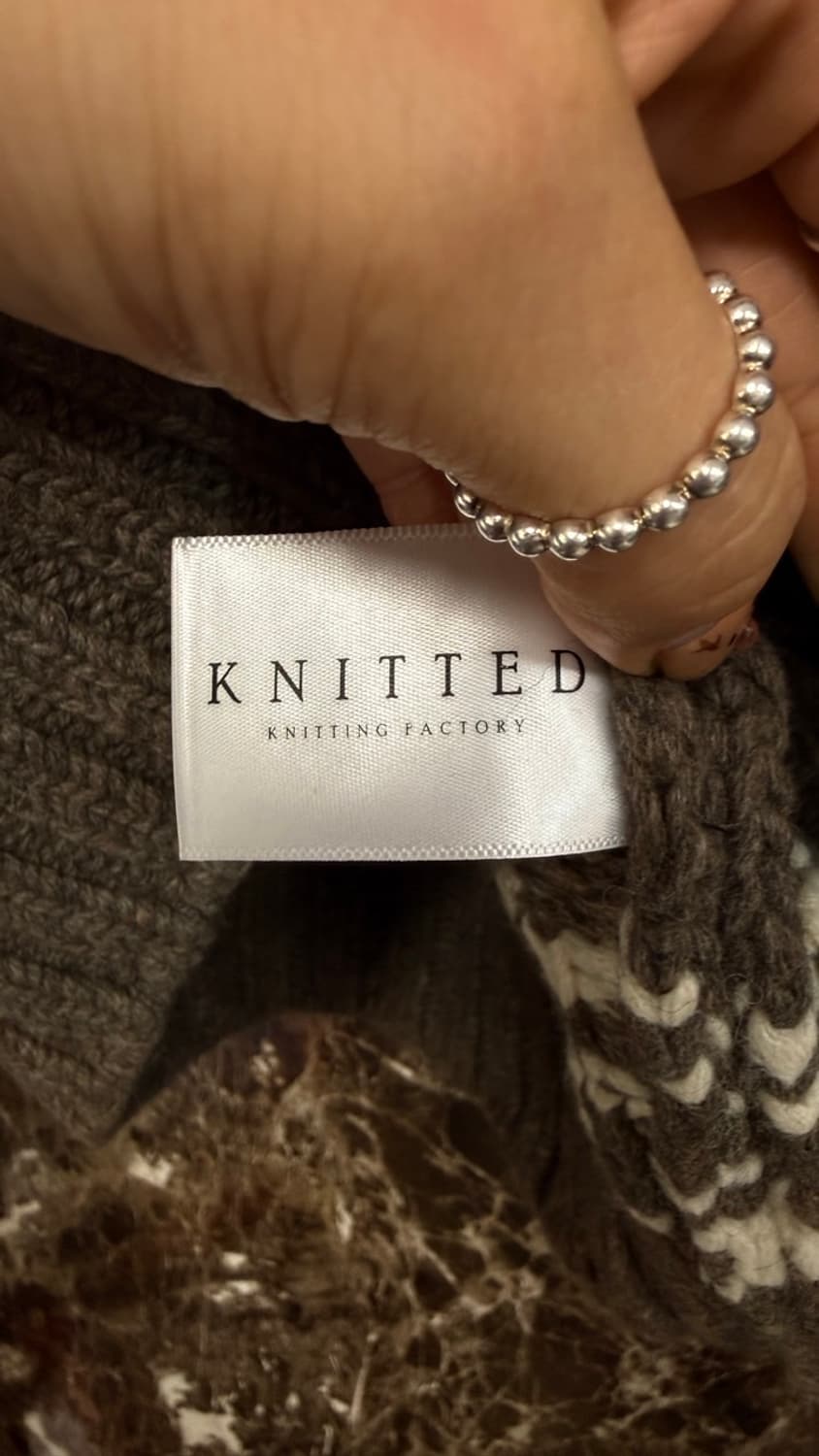 KNITTED 노르딕  가디건 XL 상품이미지7