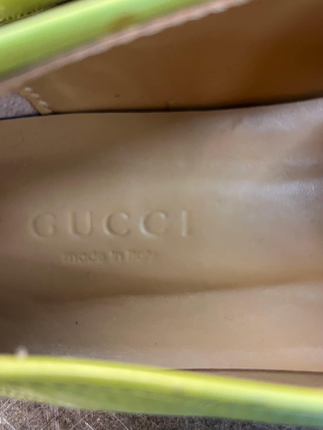 구찌 홀스빗 로퍼 라임 39 상품이미지3