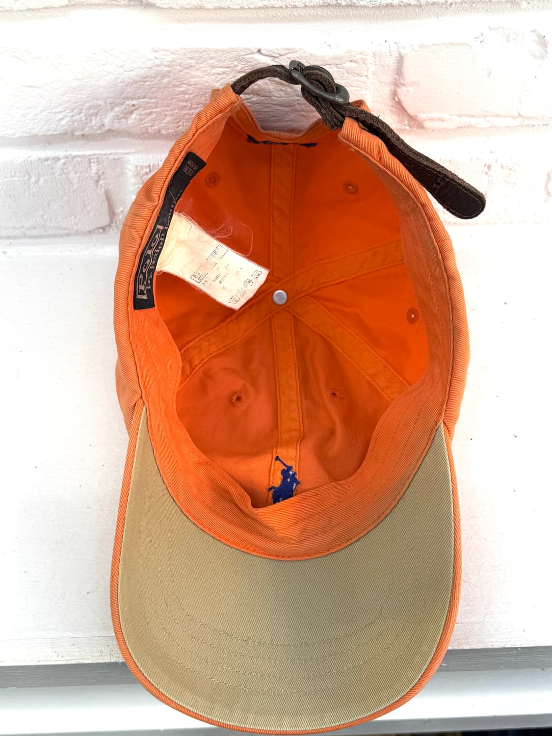 폴로 오렌지핑크 볼캡 상품이미지3