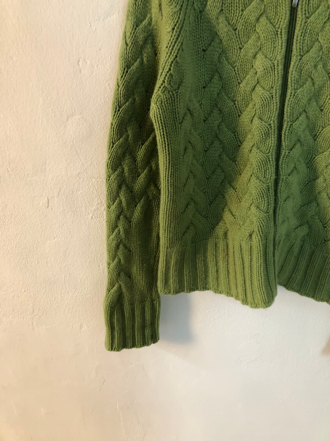 빈티지 케이블 니트 집 상품이미지6
