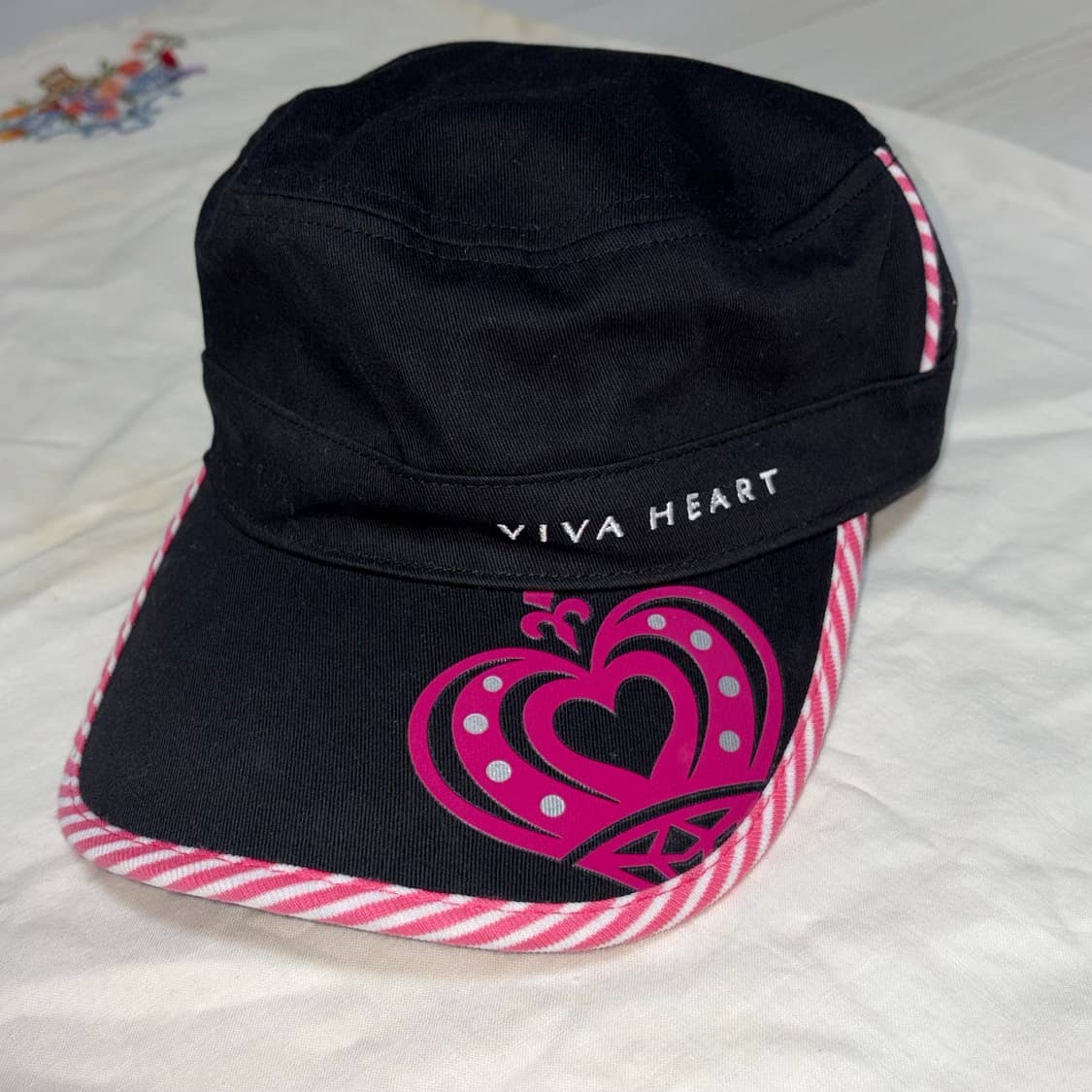 Viva heart 빈티지 예나깔 y2k 갸루 캡모자 💕💕 상품이미지1