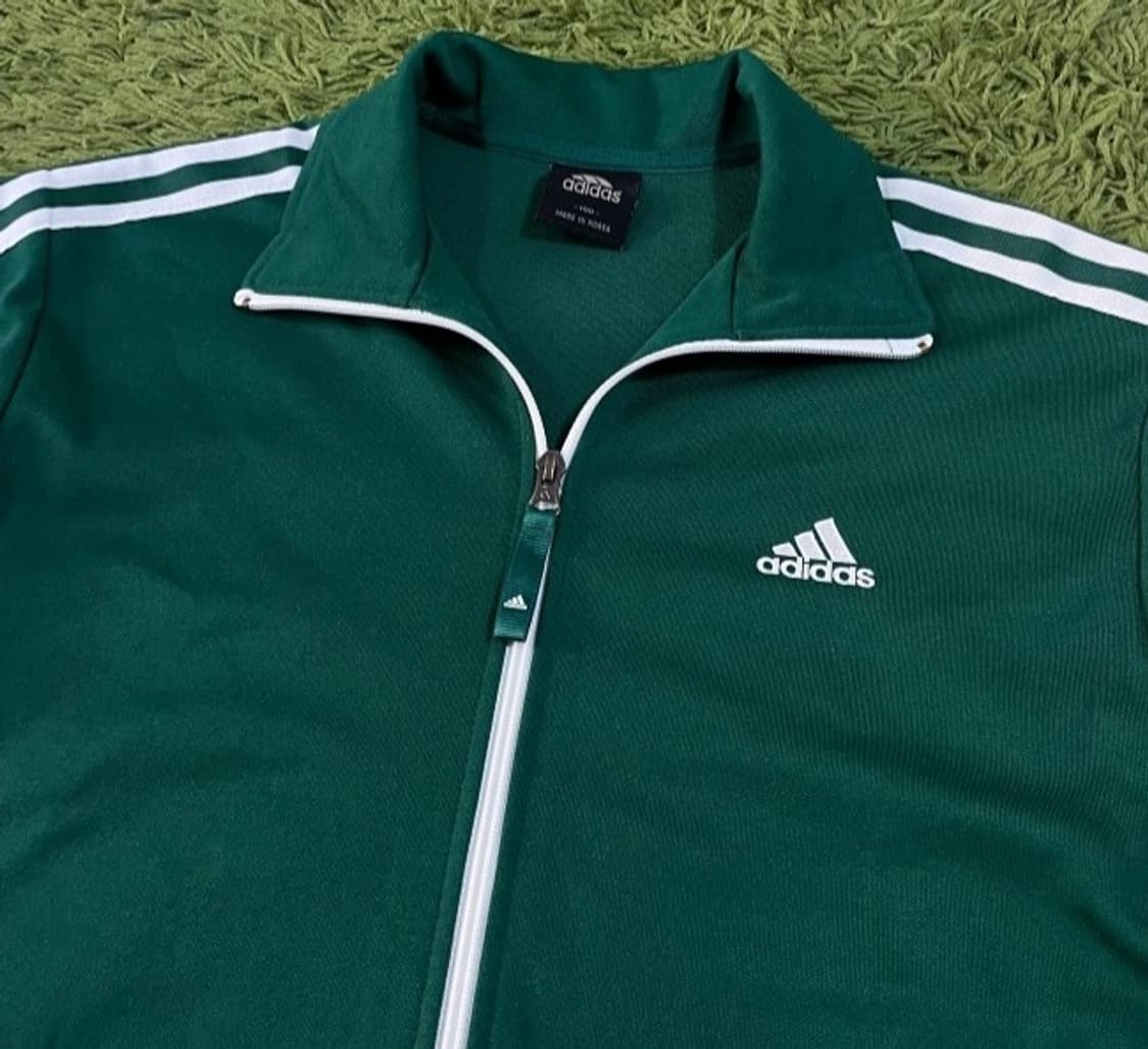 아디다스 그린 초록 트랙탑 져지집업 95/M 상품이미지2