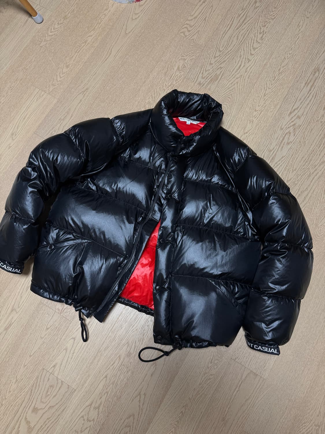 헤리티지플로스 24fw 패딩 블랙 L 상품이미지1