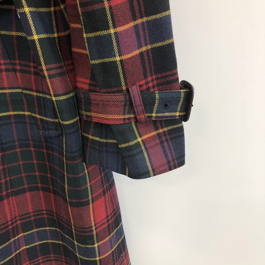 헤지스 타탄 모 100% 트렌치코트 95-165  상품이미지3