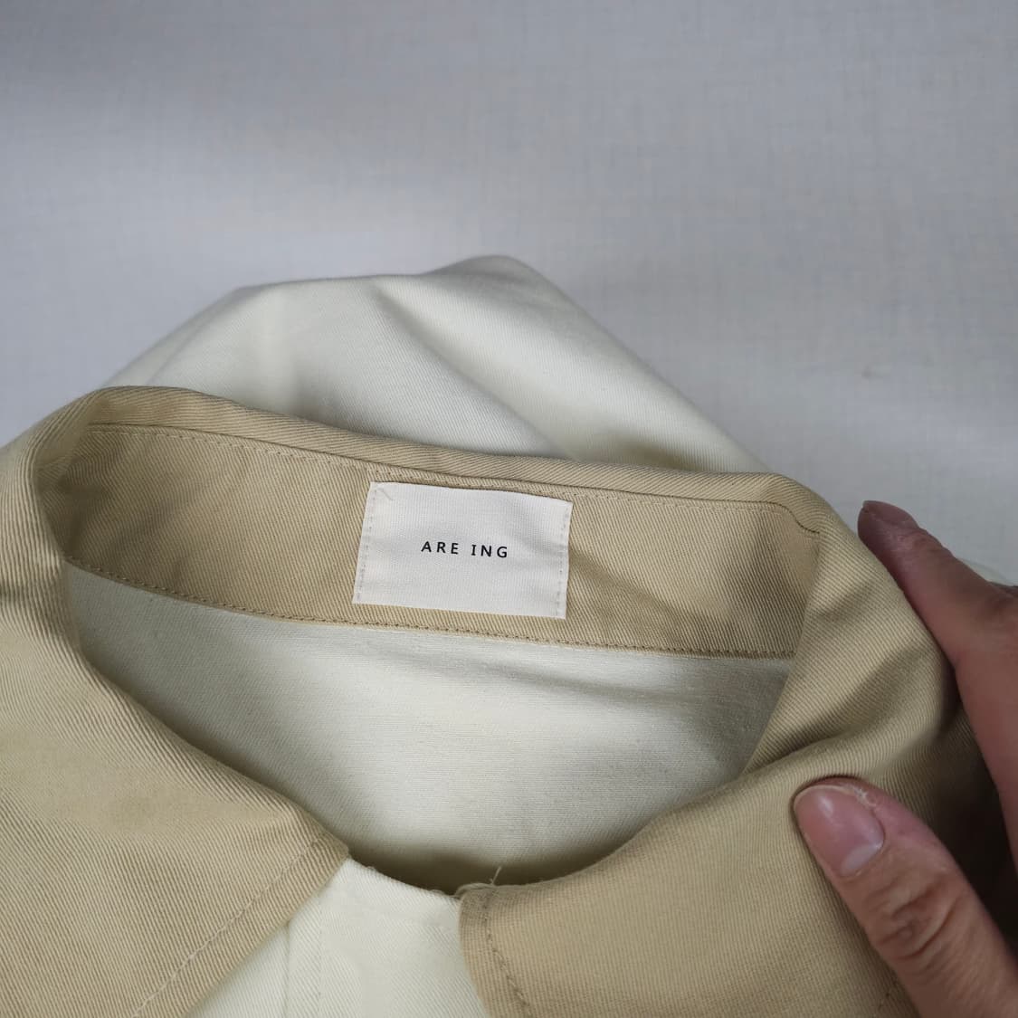 인그잉 배색 자켓 여성F사이즈 상품이미지3