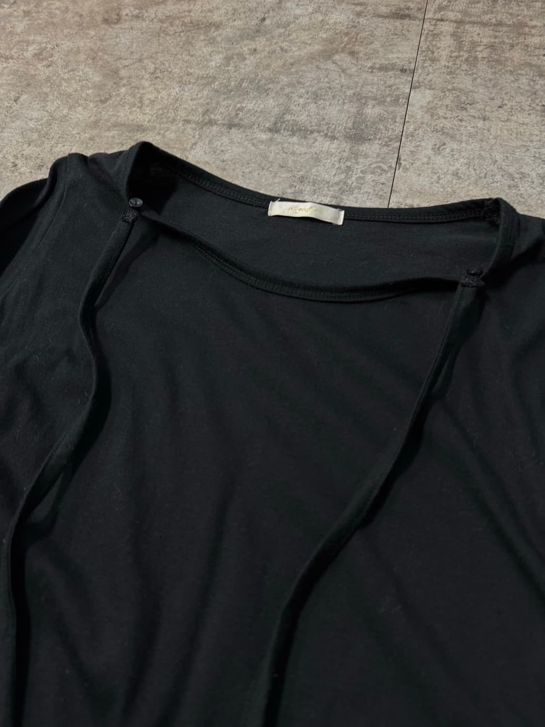 홀터넥 티 스타 버튼 글라데이션 울/앙고라 가디건 2pcs SET 상품이미지10