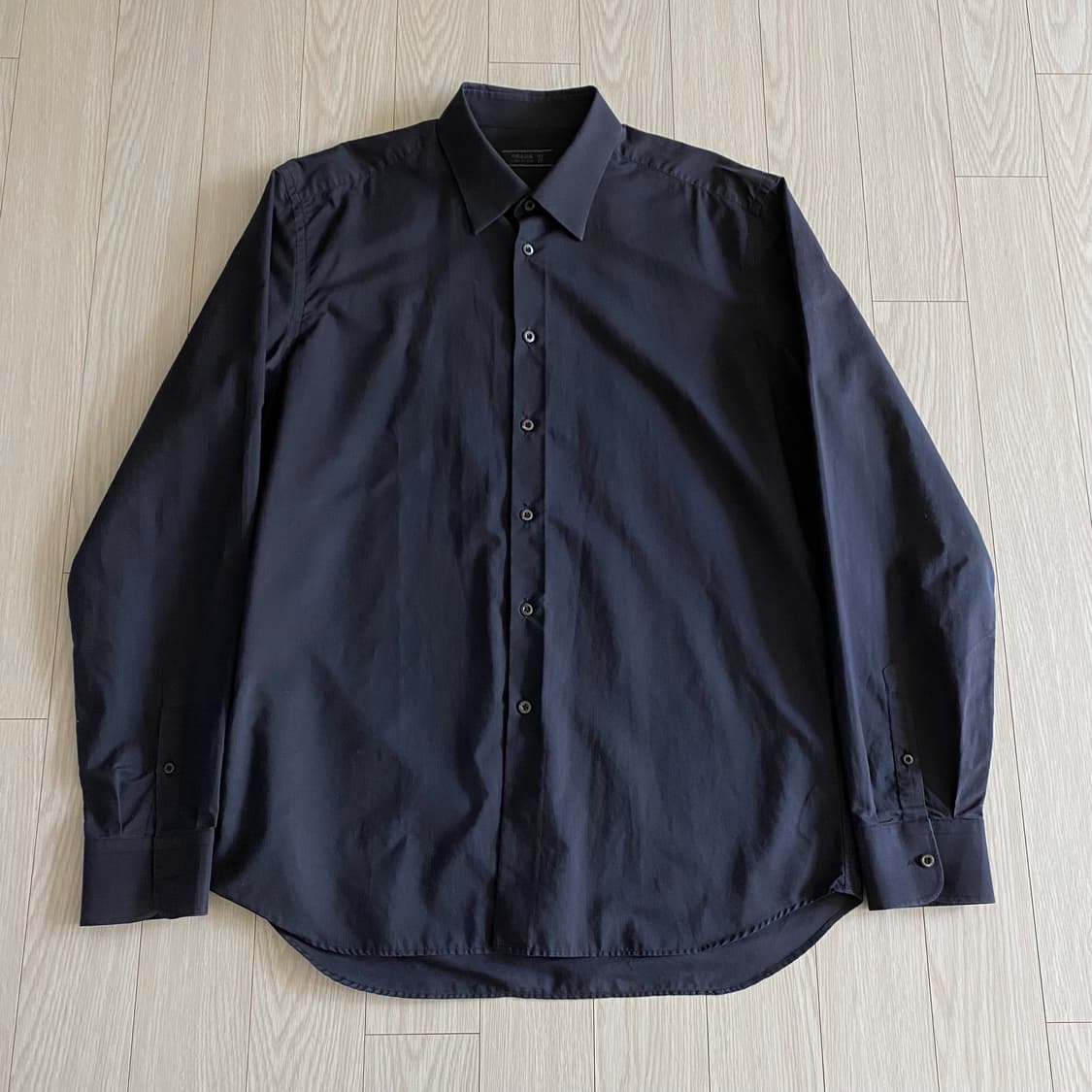 [XL] 프라다 드레스 셔츠 다크 네이비 상품이미지1