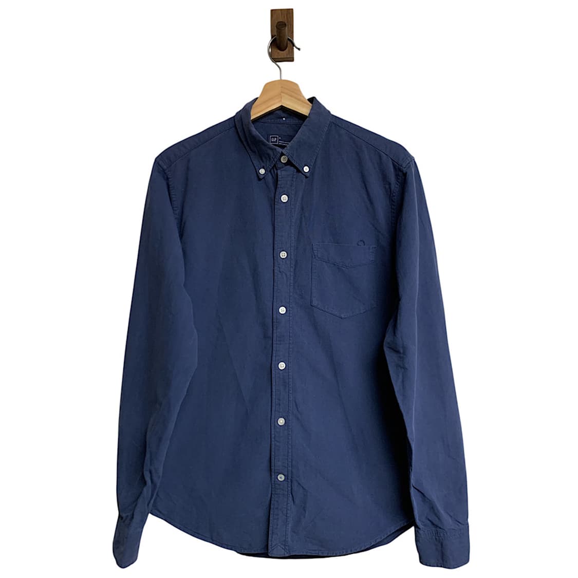 00s 갭 솔리드 코튼 셔츠 남방 M 상품이미지1