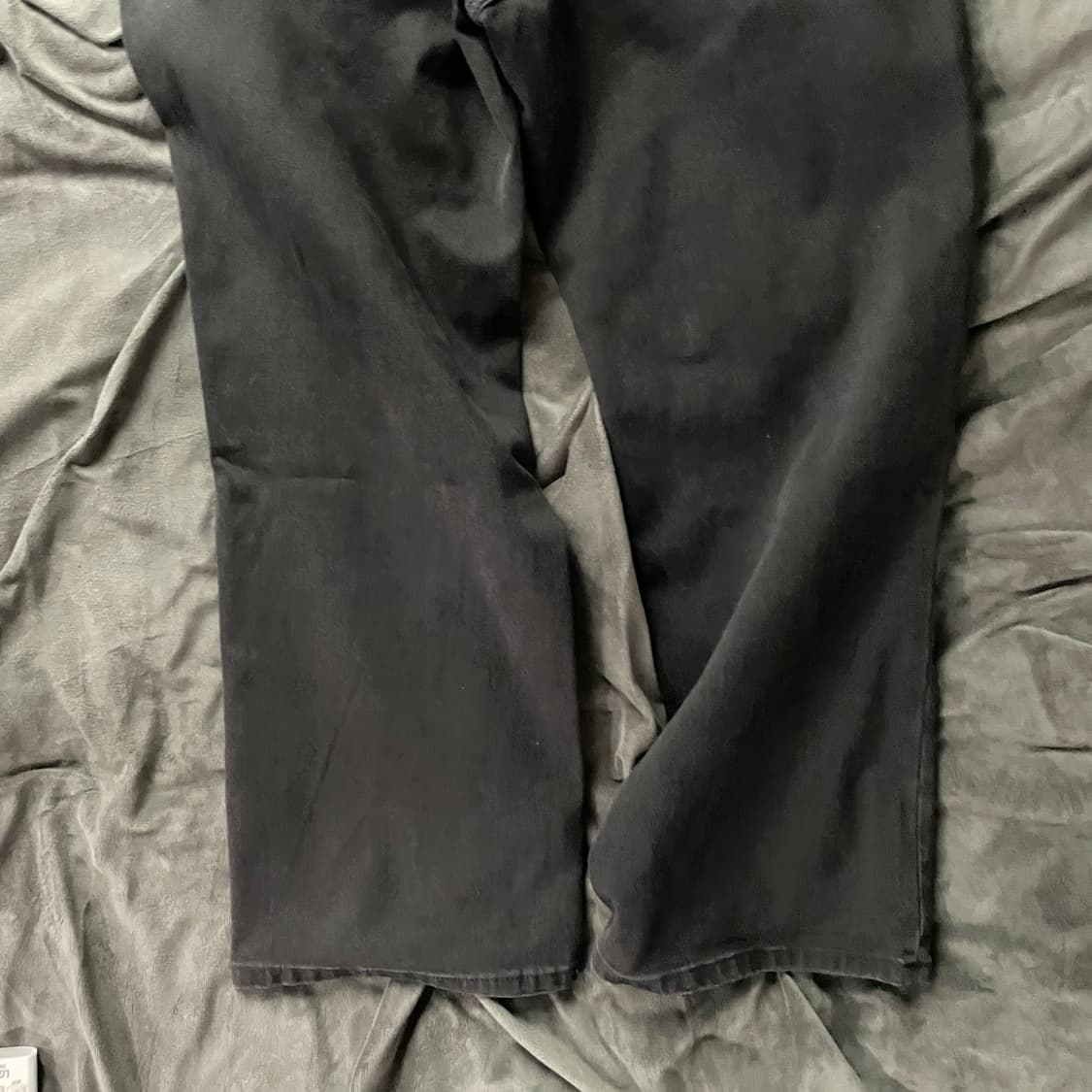 무신사스탠다드 쿨탠다드 와이드 데님 팬츠 워시드블랙 32 상품이미지4