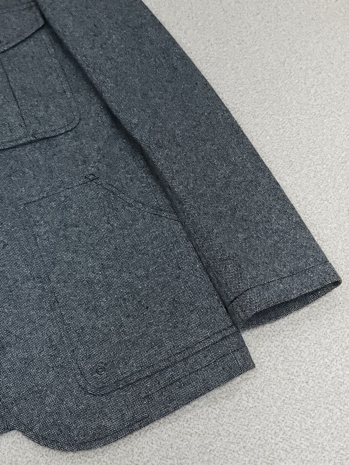 (M)NANAMICA 고어텍스 필드 자켓 그레이 울혼방 상품이미지3