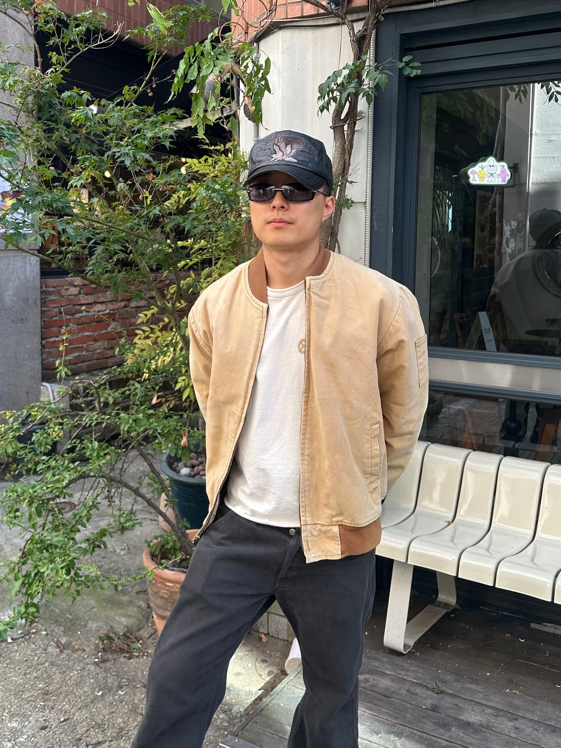 90‘s Bercowear Canvas faded work jacket 상품이미지1