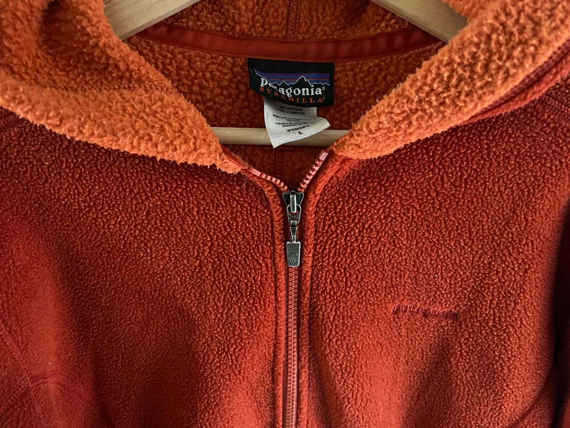 patagonia synchilla women’s L 파타고니아 레드오렌 상품이미지3