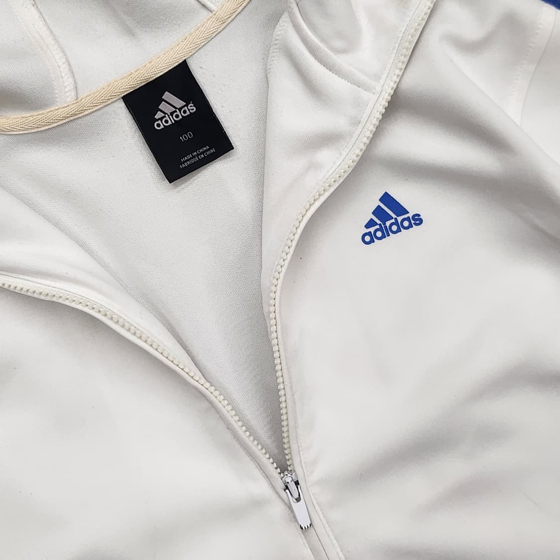 아디다스 빈티지 화이트 삼선 반팔져지 상품이미지6